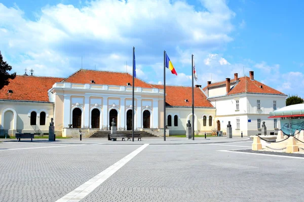 Középkori erődítmény Gyulafehérvár, Transylvania. — Stock Fotó