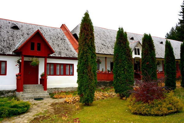 Kirche Des Cheia Klosters Prahova Rumänisch Orthodoxer Komplex Das Kloster — Stockfoto