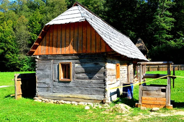 Dumbrava Sibiului, Transilvanya 'daki Köylü Müzesi — Stok fotoğraf