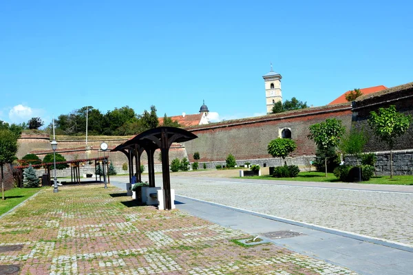 Fortaleza medieval Alba Iulia, Transilvânia . — Fotografia de Stock