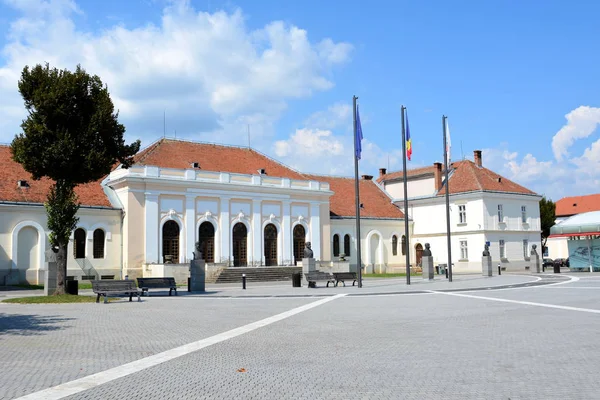 Середньовічна Фортеця Алба Юлія Трансільванії Румунія Сучасного Міста Розташований Поблизу — стокове фото