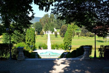  Park, Baron von Brukenthal sarayda Avrig, Transilvanya