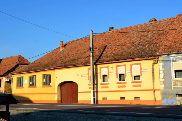 Средневековая укреплённая саксонская церковь Сашиз-Кейсд — стоковое фото