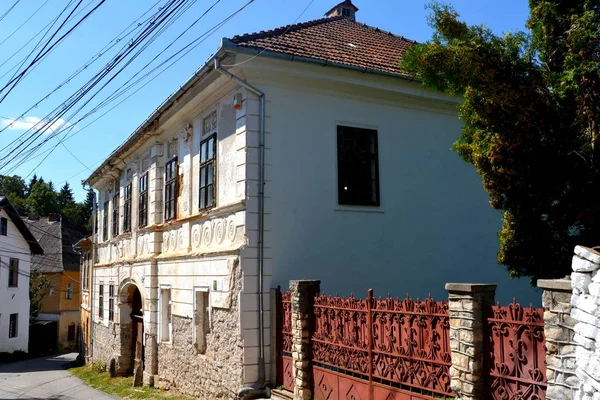 Tipikus Vidéki Táj Paraszt Ház Verespatak Község Romániában Fehér Megyében — Stock Fotó