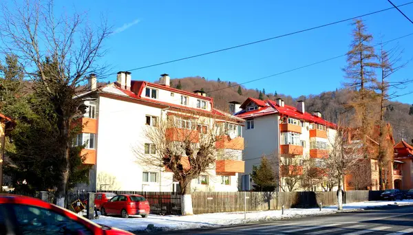 Montagnes Bucegi en hiver, Roumanie — Photo