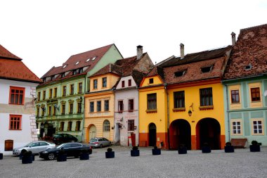 Medieval saxon city Sighisoara, Transylvania, Romania