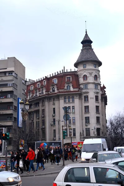 Типовий Міського Ландшафту Центрі Бухареста Бухарест Столиці Румунії Бухарест Мають — стокове фото