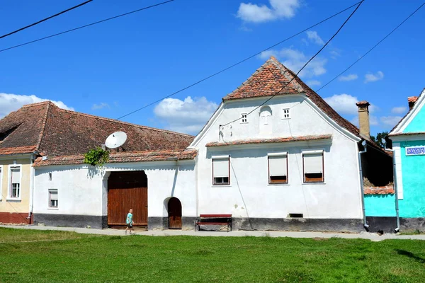 Casa típica na aldeia Crit-Kreutz, Transilvânia — Fotografia de Stock