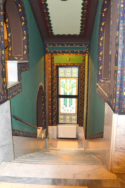 Salão do Palast of Culture em Targu-Mures, Roménia — Fotografia de Stock