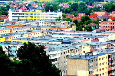 Tipik kentsel peyzaj Codlea, köyde de Almanlar tarafından kurulmuş inanılıyor.