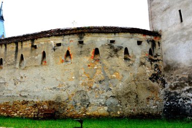 Ortaçağ Sakson kilise Codlea, en büyük Burzenland tarihi bölgesinde, Transilvanya, Romanya güçlendirilmiş. 