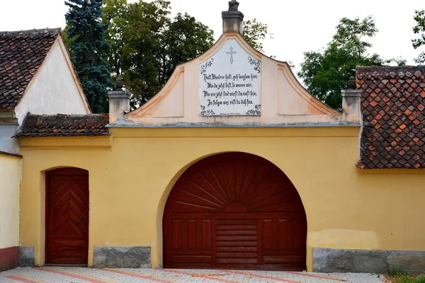 Igreja Saxônica Medieval Fortificada Codlea Maior Região Histórica Burzenland Transilvânia — Fotografia de Stock