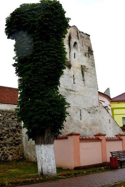 Fortified Medieval Saxon Church Codlea Largest Burzenland Historic Region Transylvania — Stock Photo, Image