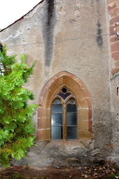 Wzmocnione Średniowieczny Kościół Saksonii Codlea Największy Burzenland Historycznym Regionie Transylwania — Zdjęcie stockowe