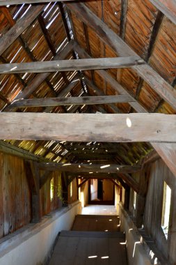  Ortaçağ Sakson kilise Biertan, Transilvanya güçlendirilmiş.