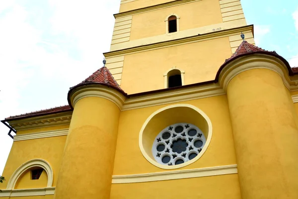 Středověký Opevněný kostel Cristian, Transylvánie — Stock fotografie