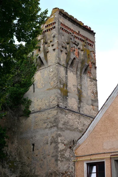 Iglesia fortificada medieval Cristian, Transilvania — Foto de Stock