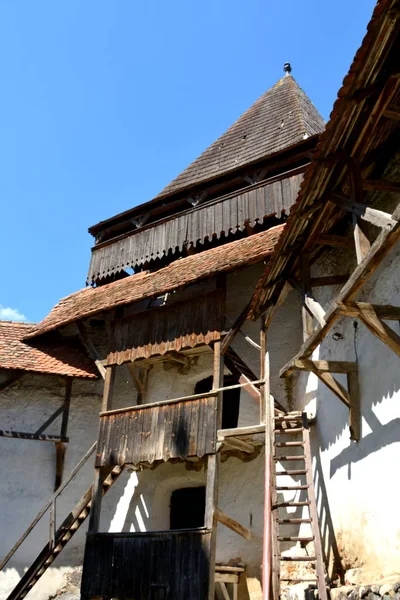 Iglesia medieval saxon fortificada Homorod, Transilvania —  Fotos de Stock