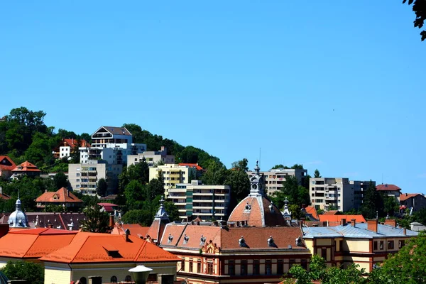 Typical urban landscape of the city Brasov, Transylvania — Stock Photo, Image