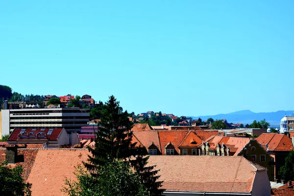 Typical urban landscape of the city Brasov, Transylvania — Stock Photo, Image