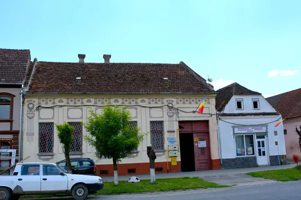 Typische Stadtlandschaft in der Stadt Rupien, Wiederholungen, Transsilvanien — Stockfoto