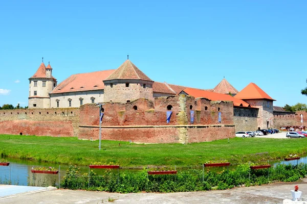 오래 된 중세 요새 도시 Fagaras, Transylvania, 루마니아 — 스톡 사진