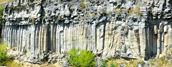Basalt columns rocks in Racos, Transylvania, Romania