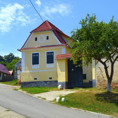 Veseud, Zied tipik kırsal manzara. Köylü evleri.