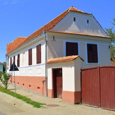 Veseud, Zied tipik kırsal manzara. Köylü evleri.