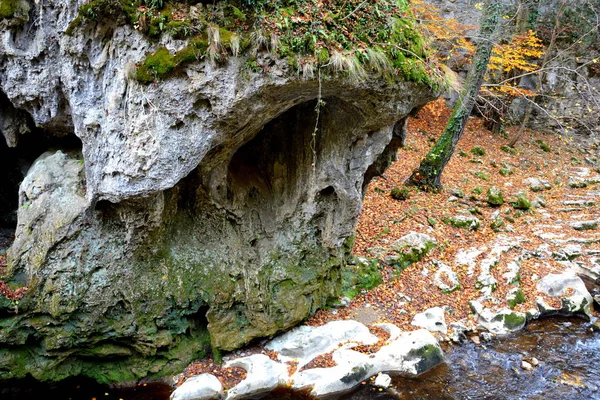 Bigar Wasserfall Banat Transsilvanien Typische Ländliche Landschaft Der Ebene Von — Stockfoto
