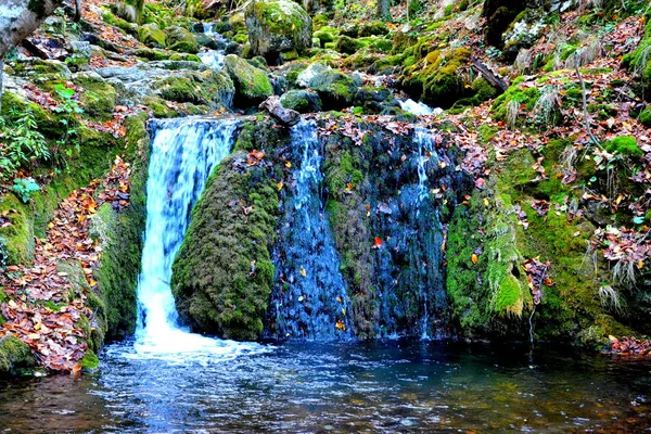 Grande Cascata Banat Transilvania Tipico Paesaggio Rurale Nelle Pianure Della — Foto Stock