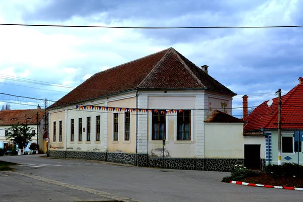 Typická Venkovská Krajina Selské Domy Garbova Transylvánie Rumunsko Osada Byla — Stock fotografie