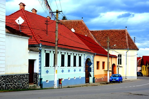 Typische Ländliche Landschaft Und Bauernhäuser Garbova Siebenbürgen Rumänien Die Siedlung — Stockfoto