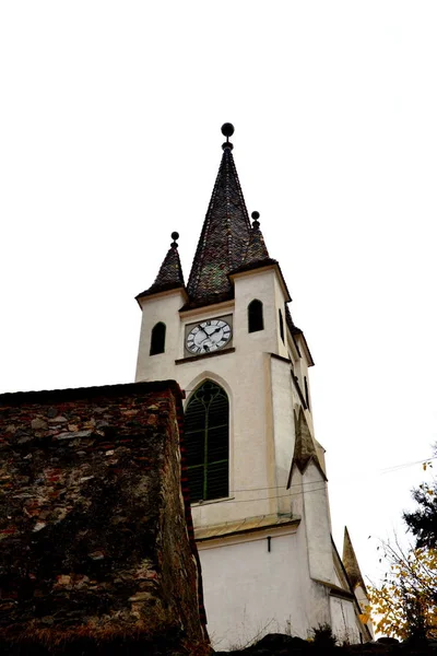 Typische Ländliche Landschaft Und Bauernhäuser Garbova Siebenbürgen Rumänien Die Siedlung — Stockfoto