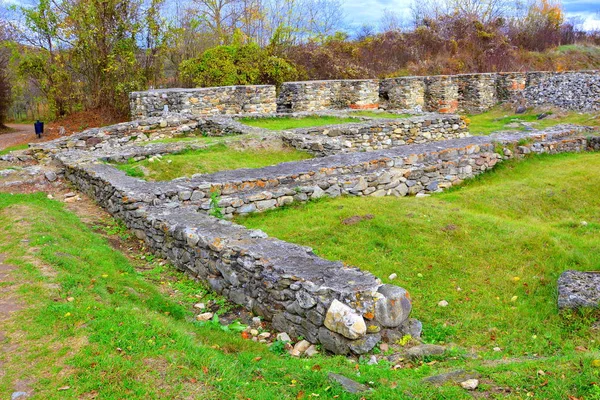 Ruins Old Roman Fortress Sarmisegetusa Regia Romania Two Thousand Years — Stock Photo, Image