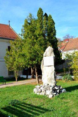 Romanya 'nın Banat kentindeki Oravita köyünde tipik kent manzarası