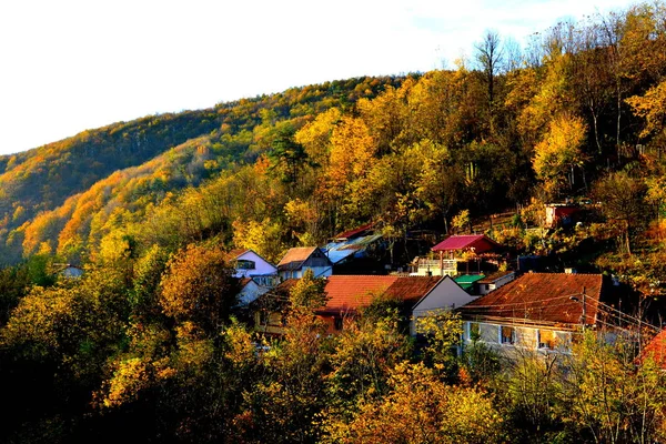 Uitzicht Vanaf Oude Mijnbouw Trein Weg Oravita Anina Banat Transsylvanië — Stockfoto