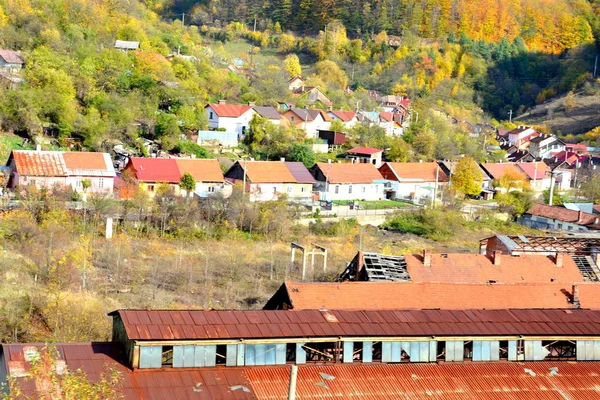 Uitzicht Vanaf Oude Mijnbouw Trein Weg Oravita Anina Banat Transsylvanië — Stockfoto