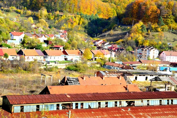 Uitzicht Vanaf Oude Mijnbouw Trein Weg Oravita Anina Banat Transsylvanië — Stockfoto