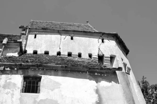 Eglise Évangélique Saxonne Médiévale Fortifiée Dans Village Alma Vii Almen — Photo