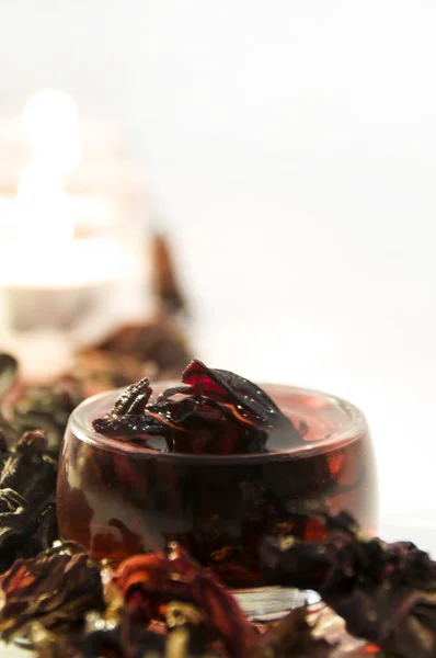 Rosella and Rosella tea — Stock Photo, Image