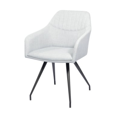 Beyaz arkaplanda izole edilmiş sandalye