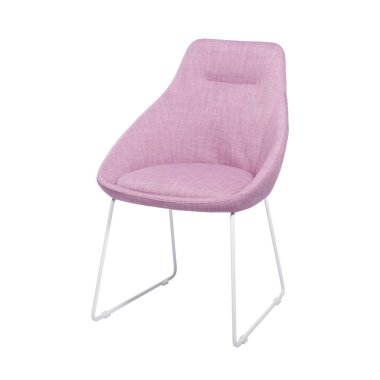 Beyaz arkaplanda izole edilmiş sandalye