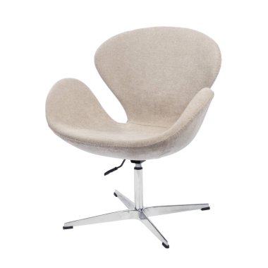 Beyaz arkaplanda izole edilmiş sandalye