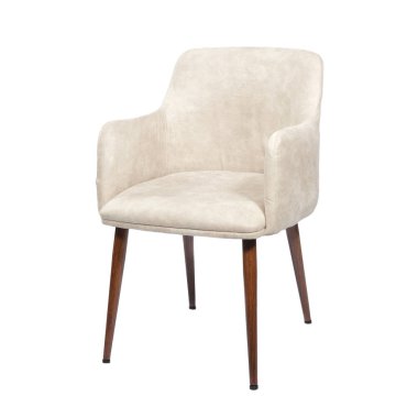 Beyaz arkaplanda izole edilmiş sandalye