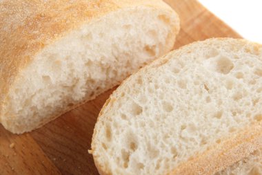 Beyaz ekmek parçaları