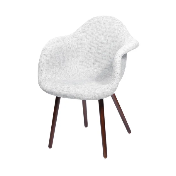 Καρέκλα απομονωμένη σε λευκό φόντο — Φωτογραφία Αρχείου