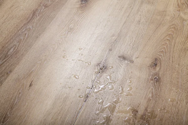 Nové dubové parkety, dřevěné podlahy textury — Stock fotografie