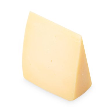 Bir parça peynir izole.