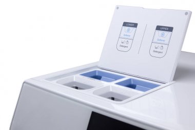 Açık kapı ile çamaşır makinesi